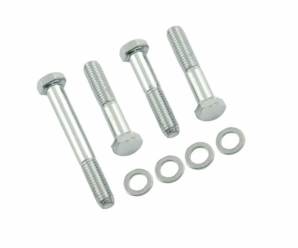 Mr. Gasket Water Pump Bolts - Chrome - 4996